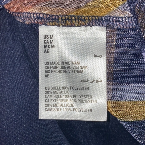 INC Striped Twist Hem Blouse - Picture 7 of 8